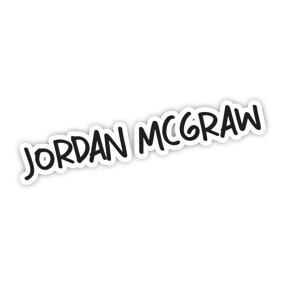JORDAN MCGRAW Sticker